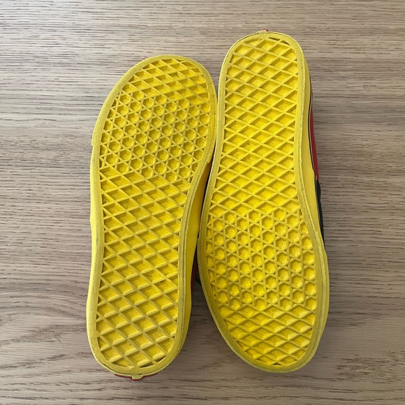 Vans X Mickey Mouse Disney 90th Anniversary Red Yellow shoes - Picture 2 of 6